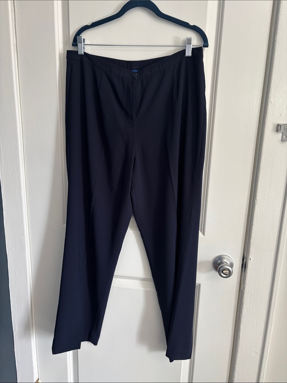 Pendleton Navy Straight-Leg Women's Dress Pants